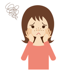 そばかすイラスト